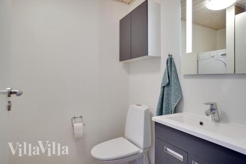 Ett av badrummen i lyxstuga nr 442