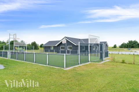 Stort utbud av utomhusaktiviteter vid lyxhus nr 446 i  Østjylland.