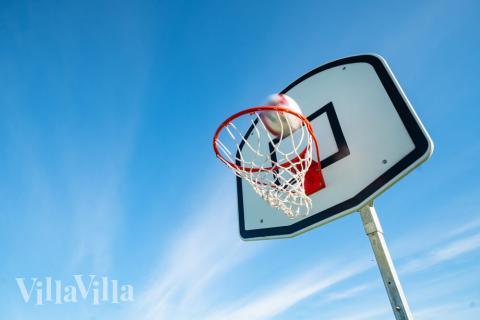 Stort utbud av utomhusaktiviteter vid lyxhus nr 450 i  Østjylland.