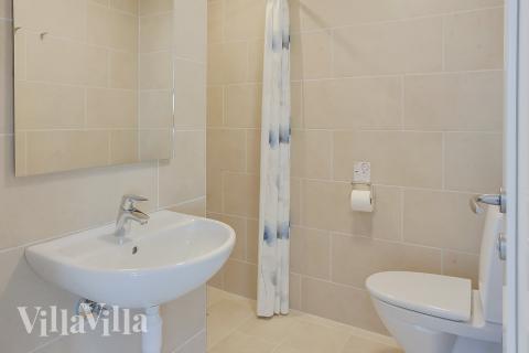 Ett av badrummen i lyxstuga nr 433