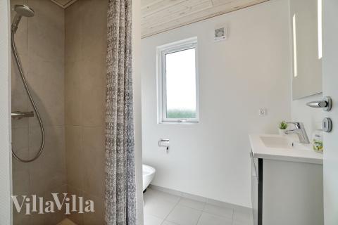 Ett av badrummen i lyxstuga nr 453