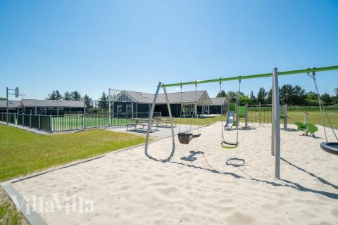 Stort utbud av utomhusaktiviteter vid lyxhus nr 454 i  Vestjylland.