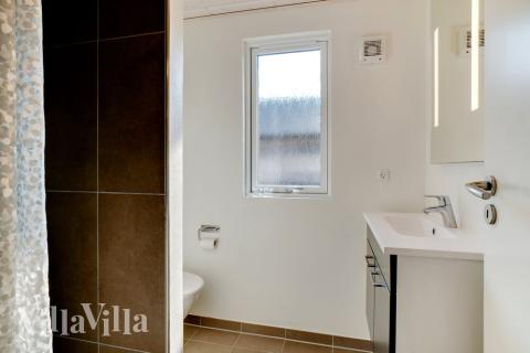 Ett av badrummen i lyxstuga nr 455