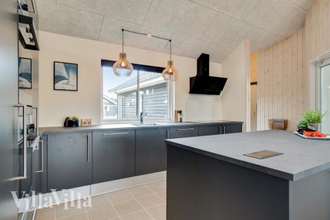 Köket i lyxstuga nr 456 är generöst inrett.