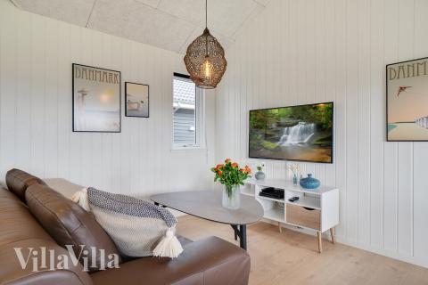 Tävla i sommarhusets aktivitetsrum när ni besöker lyxhus nr 458 i Vestjylland.