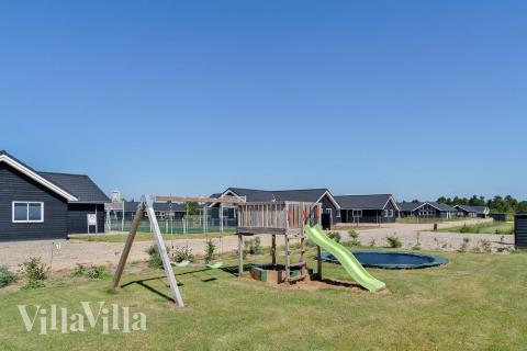 Stort utbud av utomhusaktiviteter vid lyxhus nr 473 i  Vestjylland.