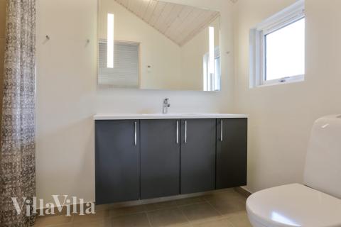 Ett av badrummen i lyxstuga nr 452