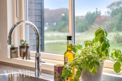 Köket i lyxstuga nr 474 är generöst inrett.