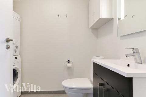 Ett av badrummen i lyxstuga nr 445