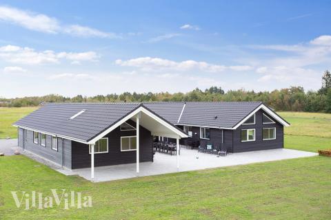 Den praktfulla poolstugan nr 445 med plats för 20 personer ligger i Lolland/Falster/Møn