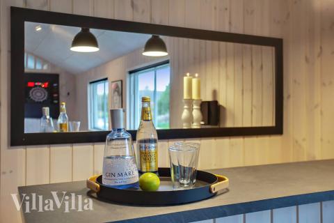 Sommarstuga 469 är utrustad med egen bar