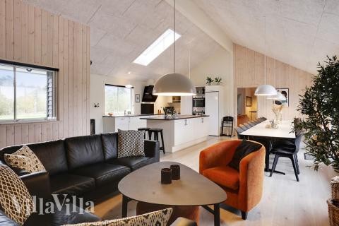 Soffhörnan i lyxstuga 469 i Lolland/Falster/Møn.