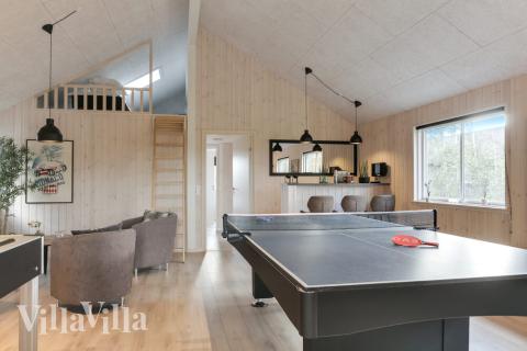 Tävla i sommarhusets aktivitetsrum när ni besöker lyxhus nr 481 i Lolland/Falster/Møn.