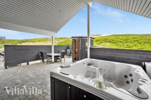 Stort utbud av utomhusaktiviteter vid lyxhus nr 486 i  Vestjylland.