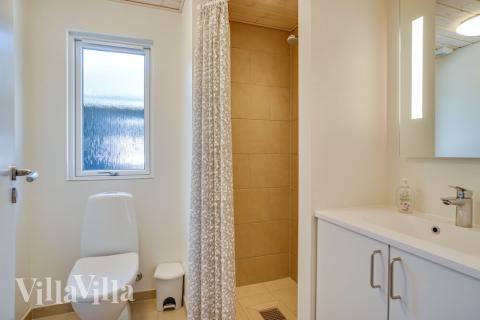 Ett av badrummen i lyxstuga nr 494