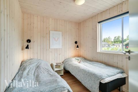 Det finns 14 sovplatser i lyxstuga nr 501