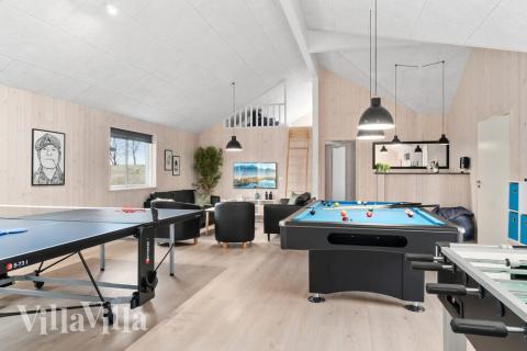 Tävla i sommarhusets aktivitetsrum när ni besöker lyxhus nr 730 i Tyskland.