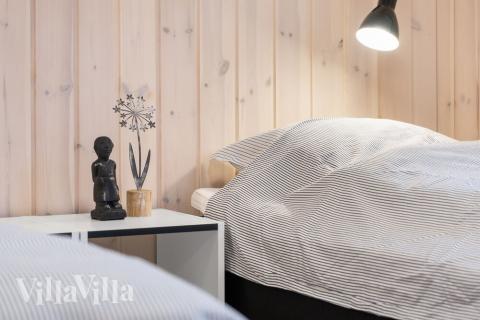 Det finns 24 sovplatser i lyxstuga nr 728