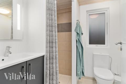 Ett av badrummen i lyxstuga nr 733