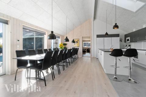 Lyxstuga nr 729 har ett fantastiskt vardagsrum.