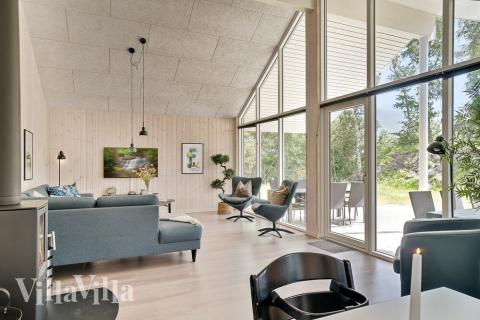 Lyxstuga nr 519 har ett fantastiskt vardagsrum.