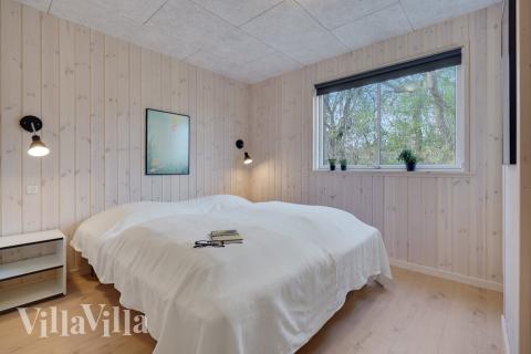 Ett av de 5 utmärkta sovrummen i lyxstuga nr 511 i Lolland/Falster/Møn.