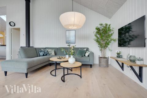 Soffhörnan i lyxstuga 511 i Lolland/Falster/Møn.