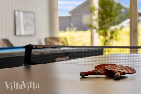 Lyxstuga 491 för 30 personer har ett stort aktivitetsrum med bl.a. biljard och dart