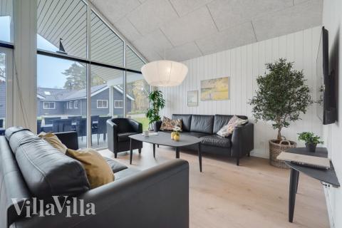 Soffhörnan i lyxstuga 513 i Lolland/Falster/Møn.