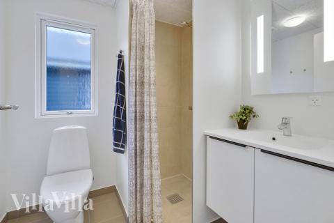 Ett av badrummen i lyxstuga nr 509