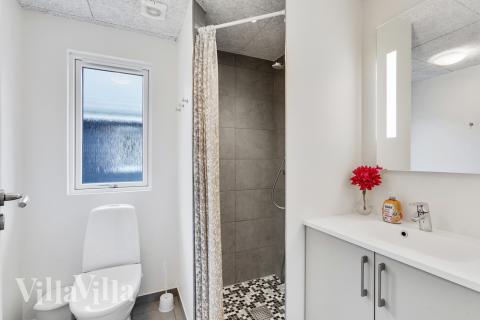 Ett av badrummen i lyxstuga nr 502