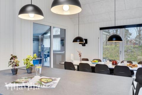 Välinrett kök i lyxstuga nr 502 i Lolland/Falster/Møn.