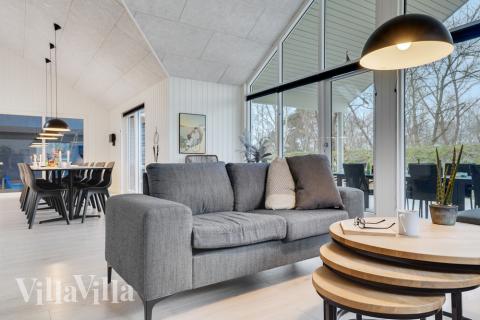 Soffhörnan i lyxstuga 502 i Lolland/Falster/Møn.