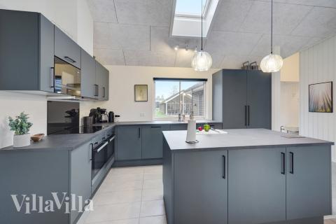 Köket i lyxstuga nr 517 är generöst inrett.