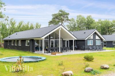 Den praktfulla poolstugan nr 506 med plats för 18 personer ligger i Lolland/Falster/Møn