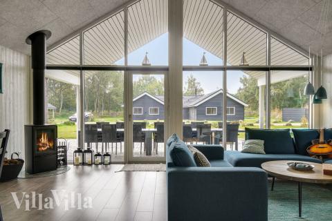 Soffhörnan i lyxstuga 506 i Lolland/Falster/Møn.