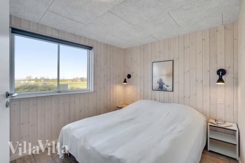 Ett av de 5 utmärkta sovrummen i lyxstuga nr 522 i Lolland/Falster/Møn.