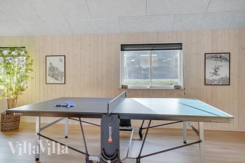 Tävla i sommarhusets aktivitetsrum när ni besöker lyxhus nr 499 i Sydjylland.