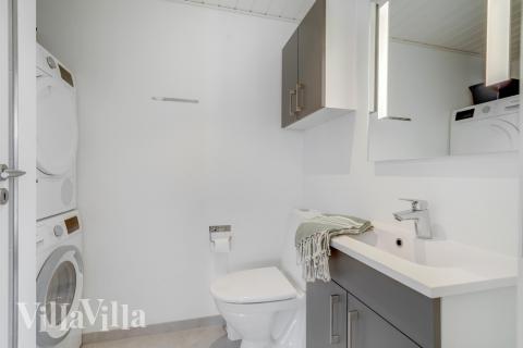 Ett av badrummen i lyxstuga nr 516