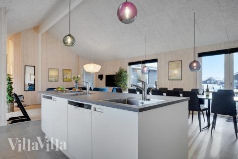 I lyxstugans kök finns allt ni behöver för att laga mat till 20 personer. 