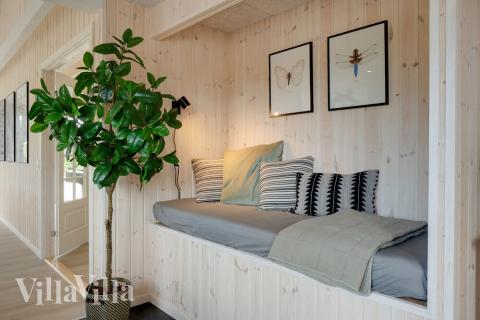 Välinrett kök i lyxstuga nr 518 i Vestjylland.