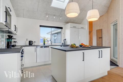 Köket i lyxstuga nr 488 är generöst inrett.