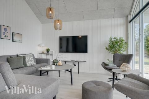 Soffhörnan i lyxstuga 525 i Lolland/Falster/Møn.