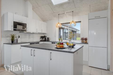 Köket i lyxstuga nr 524 är generöst inrett.