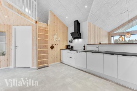 Köket i lyxstuga nr 539 är generöst inrett.