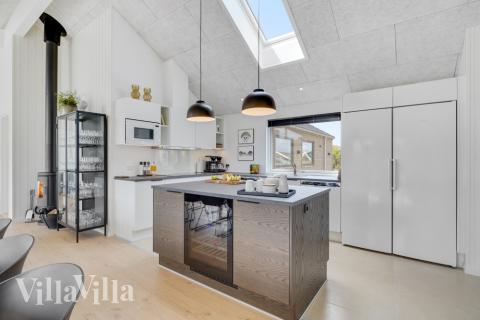 Köket i lyxstuga nr 541 är generöst inrett.