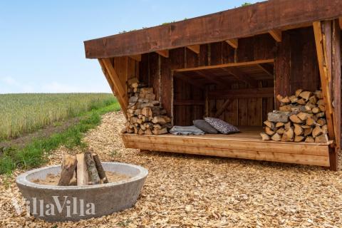 Stort utbud av utomhusaktiviteter vid lyxhus nr 546 i  Limfjorden.