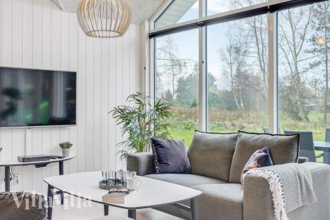 Soffhörnan i lyxstuga 543 i Lolland/Falster/Møn.