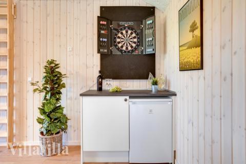 Tävla i sommarhusets aktivitetsrum när ni besöker lyxhus nr 544 i Østjylland.