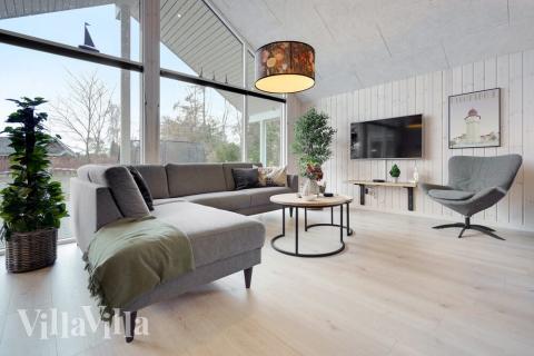 Soffhörnan i lyxstuga 550 i Lolland/Falster/Møn.